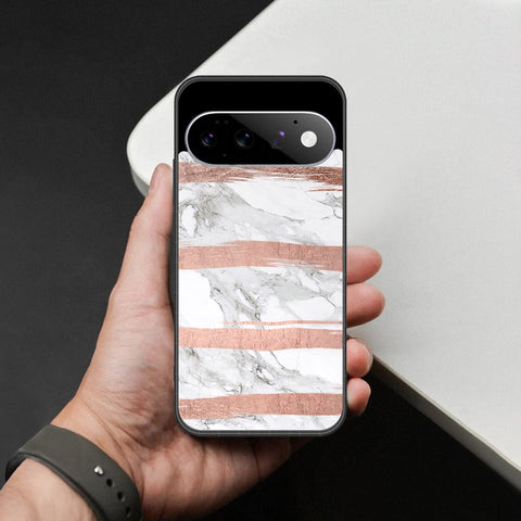 Google Pixel 11 Pro Cover - White Marble Series - HQ Premium Shine Durable Shatterproof Case