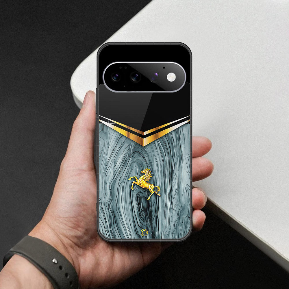 Google Pixel 11 Pro Cover - Majestic Royal V Design - HQ Premium Shine Durable Shatterproof Case