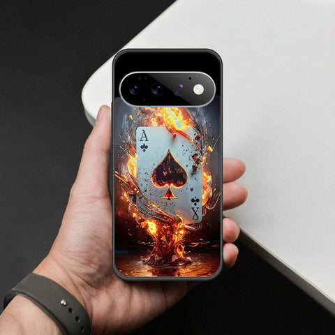 Google Pixel 11 Pro Cover - Ace of Fire Rising Star Design - HQ Premium Shine Durable Shatterproof Case
