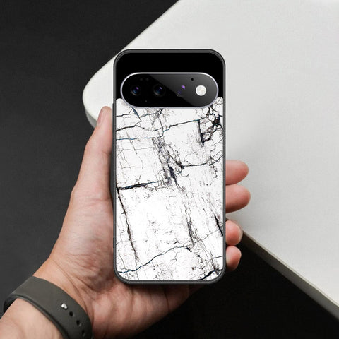 Google Pixel 11 Cover - White Marble Series 2 - HQ Premium Shine Durable Shatterproof Case