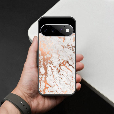Google Pixel 11 Cover - White Marble Series 2 - HQ Premium Shine Durable Shatterproof Case