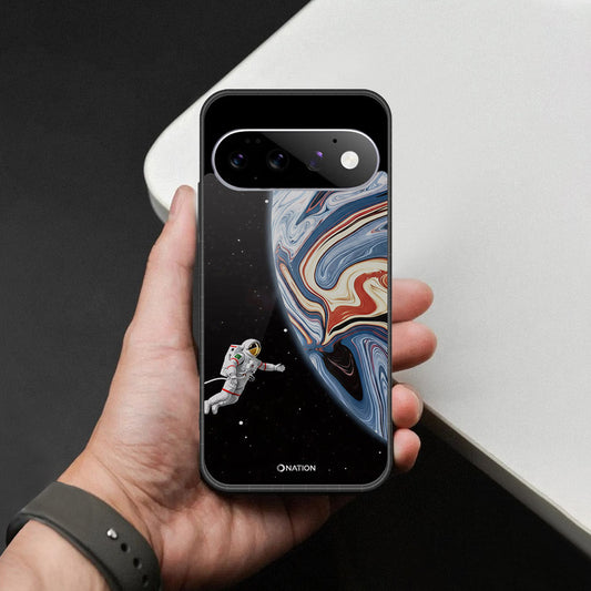 Google Pixel 11 Pro Cover - Cosmic Marble Astronaut Design - HQ Premium Shine Durable Shatterproof Case