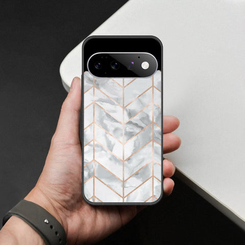 Google Pixel 11 Cover - White Marble Series 2 - HQ Premium Shine Durable Shatterproof Case