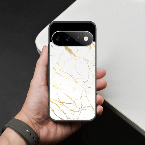 Google Pixel 11 Cover - White Marble Series 2 - HQ Premium Shine Durable Shatterproof Case