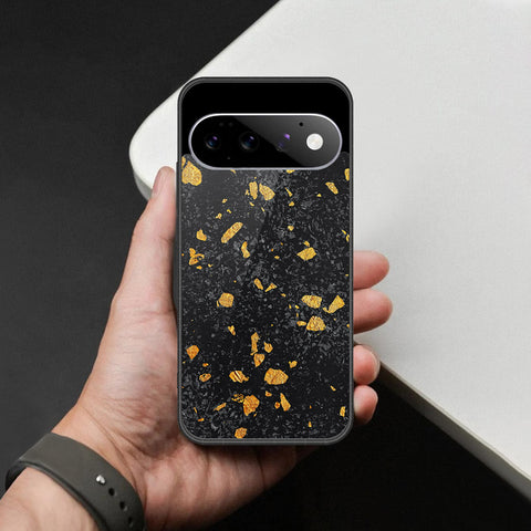 Google Pixel 11 Cover - Black Marble Series - HQ Premium Shine Durable Shatterproof Case