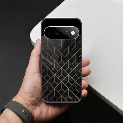 Google Pixel 11 Cover - Black Marble Series - HQ Premium Shine Durable Shatterproof Case