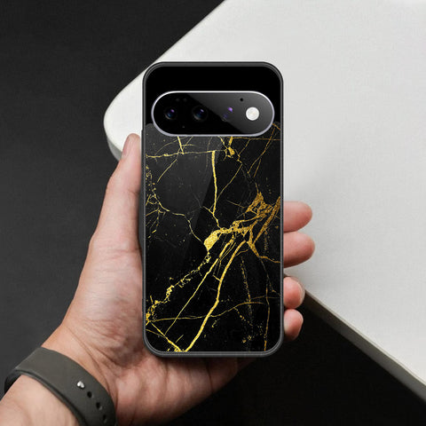 Google Pixel 11 Cover - Black Marble Series - HQ Premium Shine Durable Shatterproof Case
