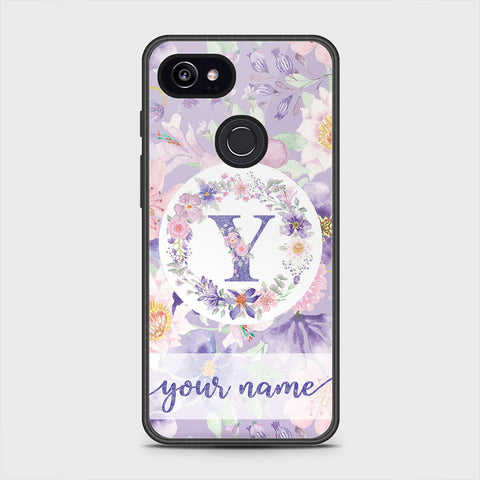 Google Pixel 2 XL Cover - Personalized Alphabet Series - HQ Premium Shine Durable Shatterproof Case