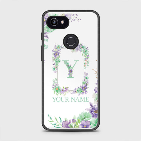 Google Pixel 2 XL Cover - Personalized Alphabet Series - HQ Premium Shine Durable Shatterproof Case