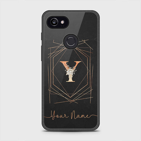 Google Pixel 2 XL Cover - Personalized Alphabet Series - HQ Premium Shine Durable Shatterproof Case