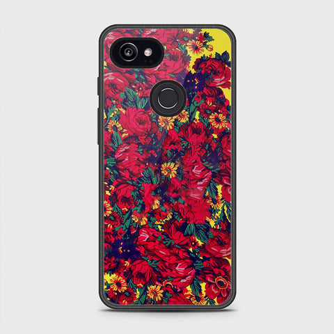 Google Pixel 2 XL Cover - Floral Series - HQ Premium Shine Durable Shatterproof Case