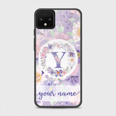 Google Pixel 4 XL Cover - Personalized Alphabet Series - HQ Premium Shine Durable Shatterproof Case
