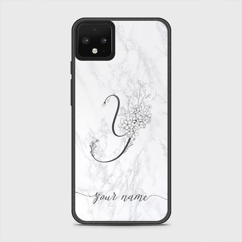 Google Pixel 4 XL Cover - Personalized Alphabet Series - HQ Premium Shine Durable Shatterproof Case