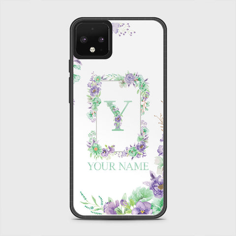 Google Pixel 4 XL Cover - Personalized Alphabet Series - HQ Premium Shine Durable Shatterproof Case