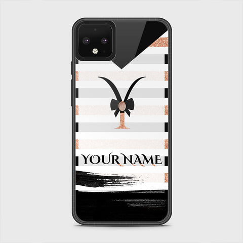 Google Pixel 4 XL Cover - Personalized Alphabet Series - HQ Premium Shine Durable Shatterproof Case