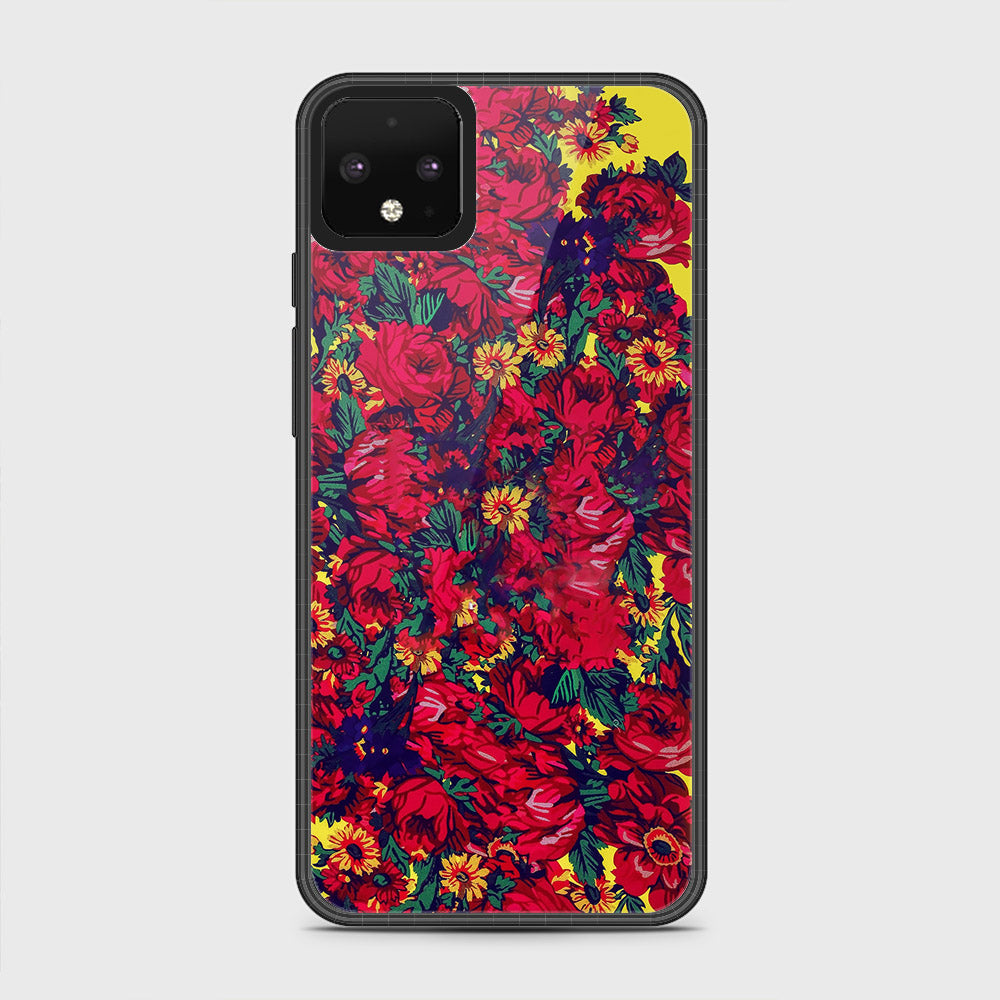 Google Pixel 4 XL Cover - Floral Series - HQ Premium Shine Durable Shatterproof Case