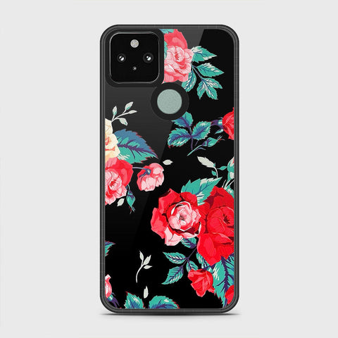 Google Pixel 5 XL Cover - Floral Series - HQ Premium Shine Durable Shatterproof Case