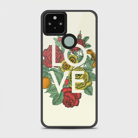 Google Pixel 5 XL Cover - Floral Series 2 - HQ Premium Shine Durable Shatterproof Case