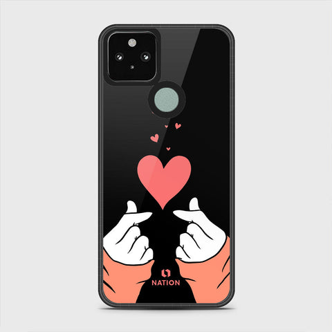 Google Pixel 5 XL Cover - Onation Heart Series - HQ Premium Shine Durable Shatterproof Case