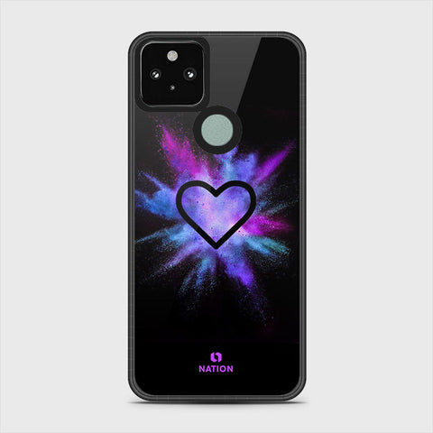 Google Pixel 5 XL Cover - Onation Heart Series - HQ Premium Shine Durable Shatterproof Case
