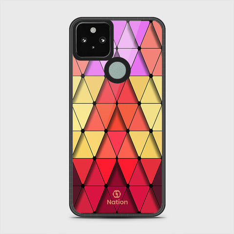 Google Pixel 5 XL Cover - Onation Pyramid Series - HQ Premium Shine Durable Shatterproof Case