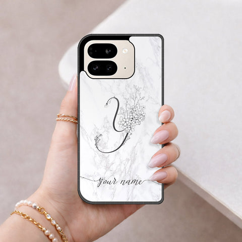 Google Pixel 9 Pro Fold Cover - Personalized Alphabet Series - HQ Premium Shine Durable Shatterproof Case