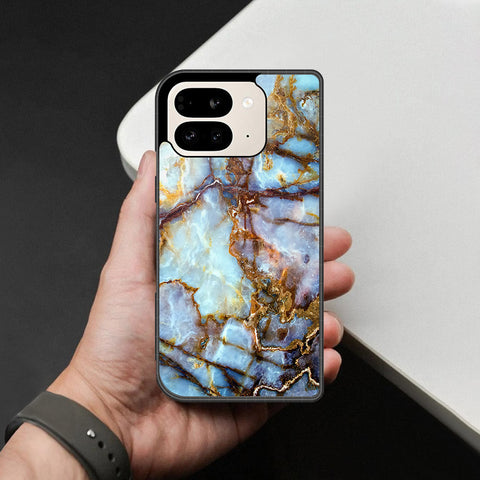 Google Pixel 9 Pro Fold Cover - Colorful Marble Series - HQ Premium Shine Durable Shatterproof Case