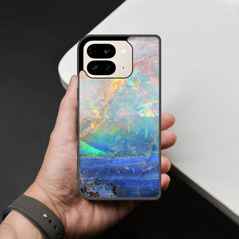 Google Pixel 9 Pro Fold Cover - Colorful Marble Series - HQ Premium Shine Durable Shatterproof Case