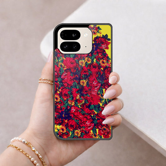 Google Pixel 9 Pro Fold Cover - Floral Series - HQ Premium Shine Durable Shatterproof Case