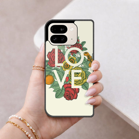 Google Pixel 9 Pro Fold Cover - Floral Series 2 - HQ Premium Shine Durable Shatterproof Case