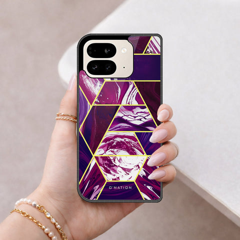 Google Pixel 9 Pro Fold Cover - O'Nation Shades of Marble Series - HQ Premium Shine Durable Shatterproof Case