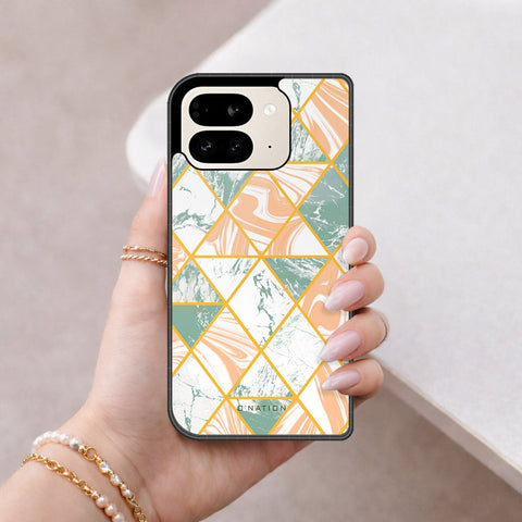 Google Pixel 9 Pro Fold Cover - O'Nation Shades of Marble Series - HQ Premium Shine Durable Shatterproof Case