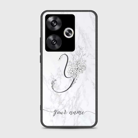 Xiaomi Poco F6 Cover- Personalized Alphabet Series - HQ Ultra Shine Premium Infinity Glass Soft Silicon Borders Case