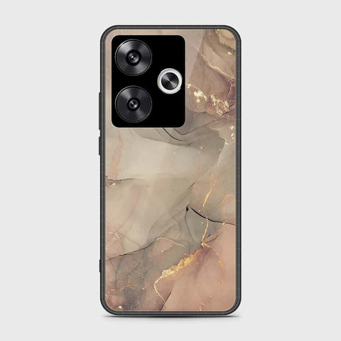 Xiaomi Poco F6 Cover- Mystic Marble Series - HQ Ultra Shine Premium Infinity Glass Soft Silicon Borders Case