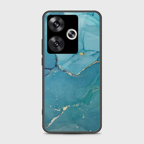 Xiaomi Poco F6 Cover- Mystic Marble Series - HQ Ultra Shine Premium Infinity Glass Soft Silicon Borders Case