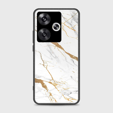 Xiaomi Poco F6 Cover- Mystic Marble Series - HQ Ultra Shine Premium Infinity Glass Soft Silicon Borders Case