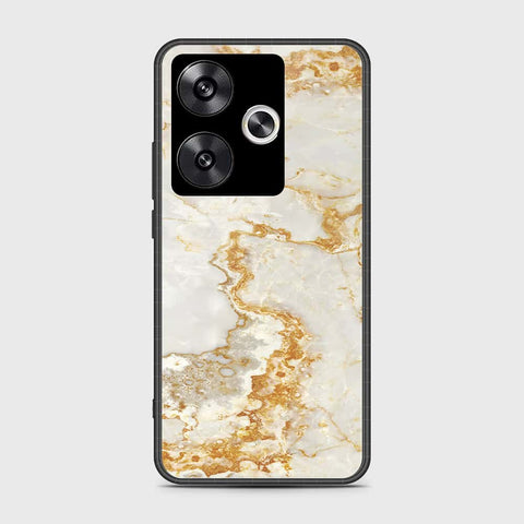 Xiaomi Poco F6 Cover- Mystic Marble Series - HQ Ultra Shine Premium Infinity Glass Soft Silicon Borders Case