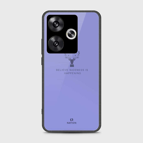 Xiaomi Poco F6 Cover- Nice Series - HQ Ultra Shine Premium Infinity Glass Soft Silicon Borders Case