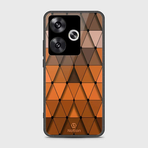 Xiaomi Poco F6 Cover- Onation Pyramid Series - HQ Ultra Shine Premium Infinity Glass Soft Silicon Borders Case
