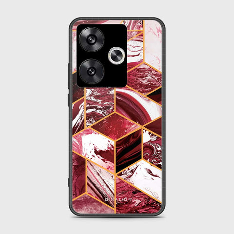 Xiaomi Poco F6 Cover- O'Nation Shades of Marble Series - HQ Ultra Shine Premium Infinity Glass Soft Silicon Borders Case