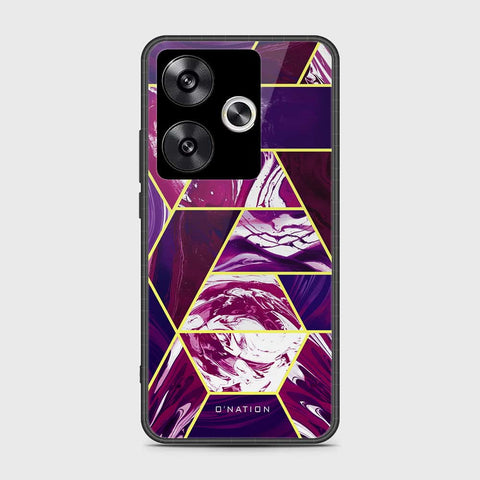 Xiaomi Poco F6 Cover- O'Nation Shades of Marble Series - HQ Ultra Shine Premium Infinity Glass Soft Silicon Borders Case