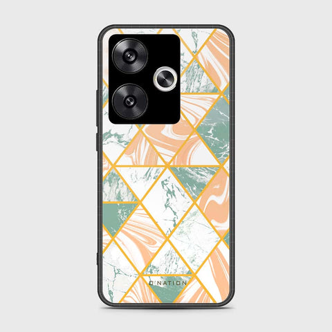 Xiaomi Poco F6 Cover- O'Nation Shades of Marble Series - HQ Ultra Shine Premium Infinity Glass Soft Silicon Borders Case