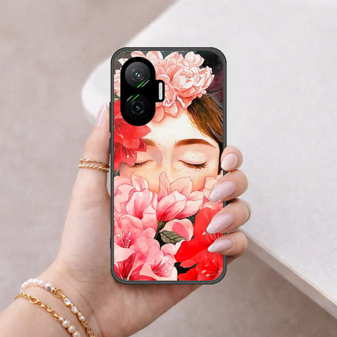 Xiaomi Redmi Turbo 4 Pro Cover - Floral Series - HQ Premium Shine Durable Shatterproof Case
