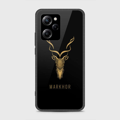 Xiaomi Poco X5 Pro Cover- Markhor Series - HQ Ultra Shine Premium Infinity Glass Soft Silicon Borders Case