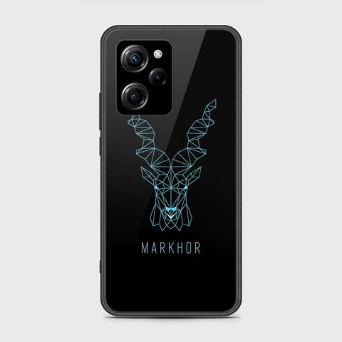 Xiaomi Poco X5 Pro Cover- Markhor Series - HQ Ultra Shine Premium Infinity Glass Soft Silicon Borders Case
