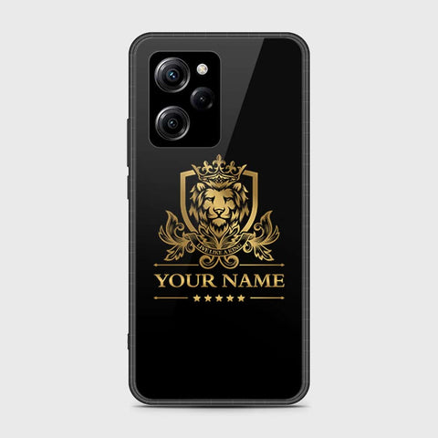 Xiaomi Poco X5 Pro Cover- Gold Series - HQ Ultra Shine Premium Infinity Glass Soft Silicon Borders Case