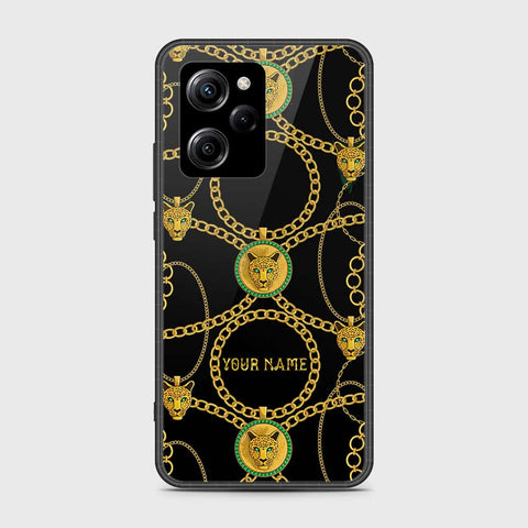 Xiaomi Poco X5 Pro Cover- Gold Series - HQ Ultra Shine Premium Infinity Glass Soft Silicon Borders Case