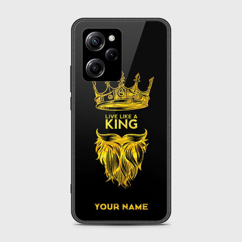 Xiaomi Poco X5 Pro Cover- Gold Series - HQ Ultra Shine Premium Infinity Glass Soft Silicon Borders Case