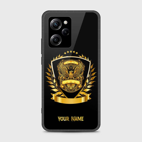 Xiaomi Poco X5 Pro Cover- Gold Series - HQ Ultra Shine Premium Infinity Glass Soft Silicon Borders Case