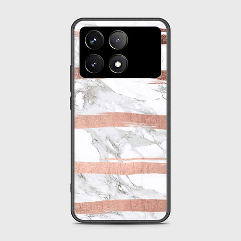 Xiaomi Redmi K70E Cover- White Marble Series - HQ Premium Shine Durable Shatterproof Case